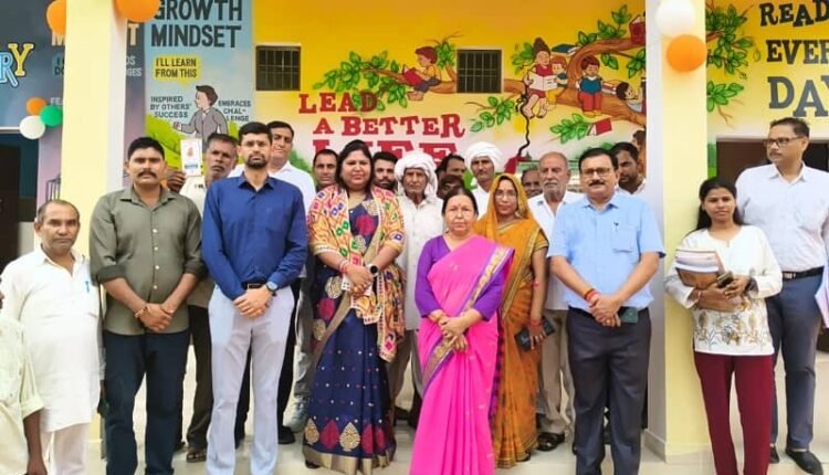 Newly constructed library inaugurated in Rori village of Modinagar assembly constituency