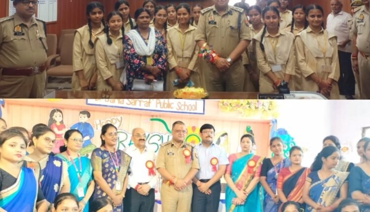 On Rakshabandhan, a Rakhi was tied to the SSP, the girl students were assured of safety