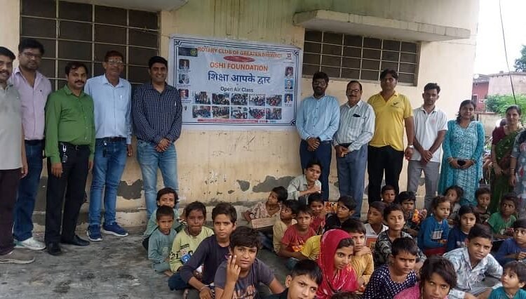 Rotary Club Greater Bhiwadi's support to "Education at your doorstep", a new beginning