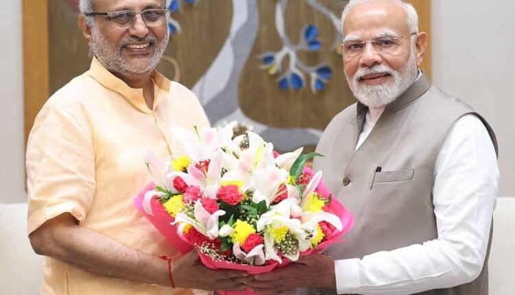 NDA's Vice Presidential candidate Thiru C.P. Radhakrishnan meets Prime Minister Modi
