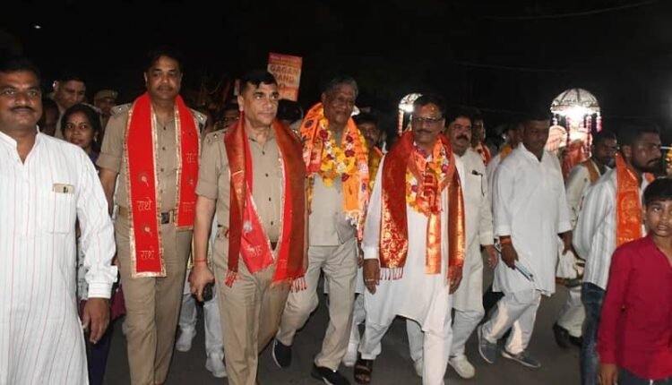 Rampur: SP Vidyasagar Mishra reviewed the security arrangements for the Janmotsav Rath Yatra