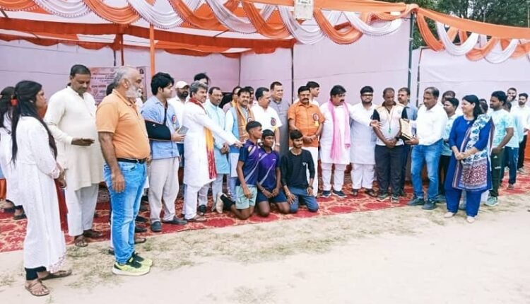 Sports teach discipline and team spirit, increases self-confidence, Stadium Trainees team won the football match