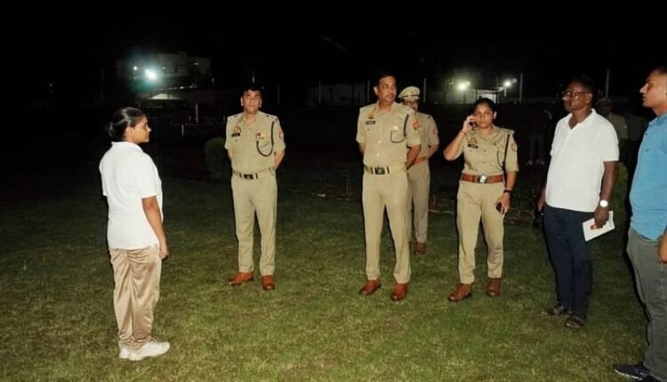 Rampur: SP and ASP gave training guidance to female trainees