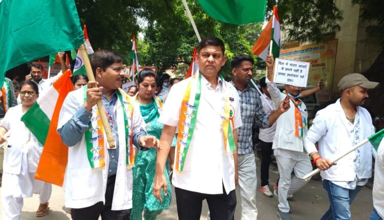 Every home tricolor mission 2025 organized grandly at Mirzapur divisional hospital