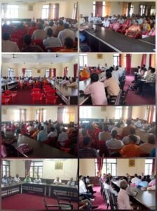 SDM held a meeting with BLOs and supervisors regarding special intensive revision.