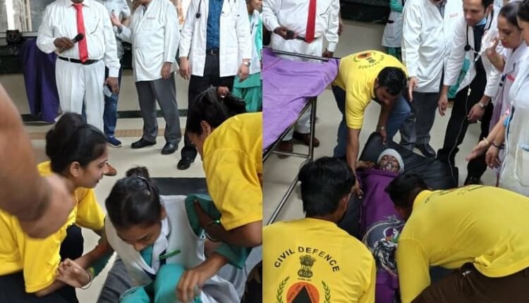 Faridabad Civil Hospital organized a Seva Pakhwada, providing training on hospital management and disaster management.