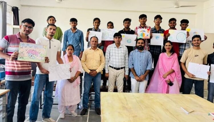 Stir making competition organized on World Ozone Day at CMRJ Government College Mithi Surera, Ellenabad