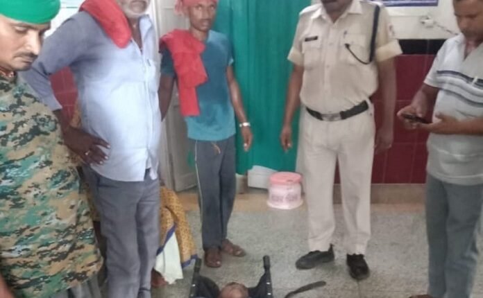 A passenger slipped while boarding a train at Kiul railway station and was seriously injured.