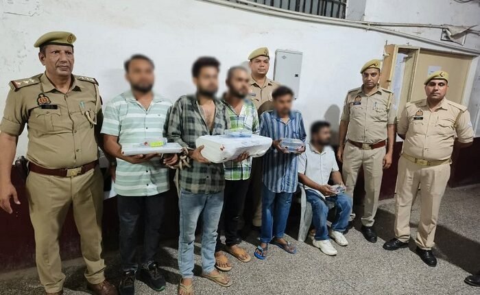 Rampur Cyber ​​Crime Police's big action: 5 criminals of gang sending fake SIM cards abroad arrested