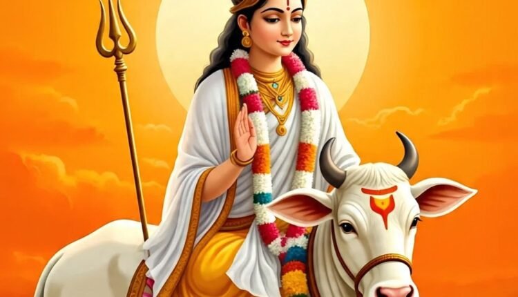 First Day of Navratri 2025, Navratri 2025, Maa Shailputri Puja Vidhi, Navratri Colour 2025, , Navratri Puja Mantra, Shailputri Bhog, , Shardiya Navratri 2025,