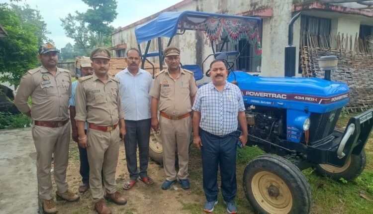 Tractor-trolley involved in illegal mining transport caught and seized