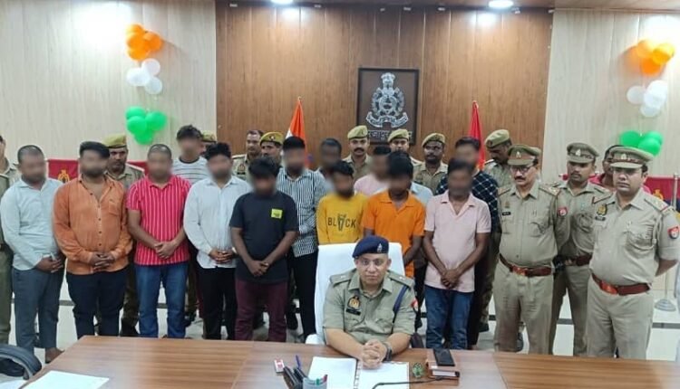 Police from Kot Katra and the Special Operations Group (SOG)/Surveillance team made a major disclosure: A gang involved in fraudulent activities under false pretenses of employment was busted, with 14 accused arrested.