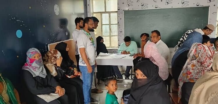 18th free medical camp organized by Work Sanstha on 12th Rabi ul Awwal