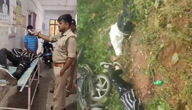 High-speed bike collided with a tree: Uncle and nephew died on the spot, a youth was seriously injured.