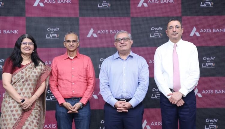 Axis Bank launches India's first gold-backed credit UPIver, which will be operated through Freecharge