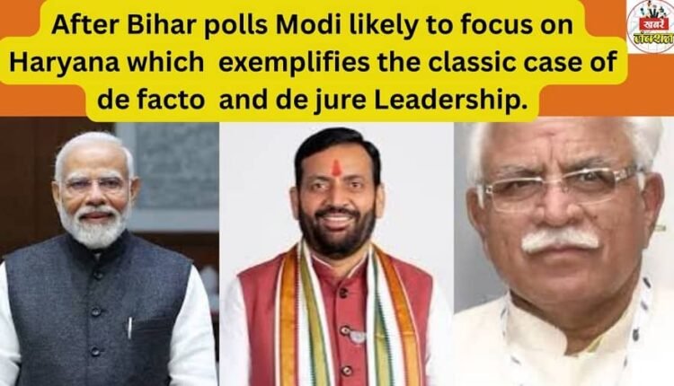 Bihar polls Modi likely to focus on Haryana