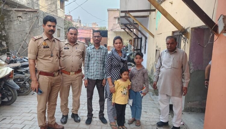 The child who left home without informing anyone was recovered by the police within a few hours.