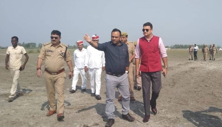 DM inspected the preparations for the Kakora fair with officials.