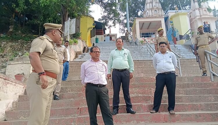 Preparations for security and arrangements for Chhath Puja in Mirzapur district of Uttar Pradesh