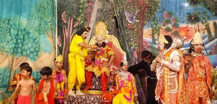 The sequence of Ramlila continues, in today's Leela, Hanumanji found Mother Janaki and burnt Ravana's Lanka.