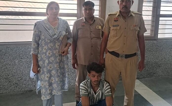 The Dabua police station team arrested the accused for allegedly molesting a minor girl.