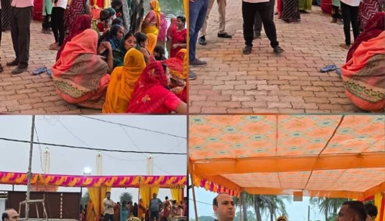 Sonbhadra: SDM reviews preparations for Chhath festival, strict security arrangements in place