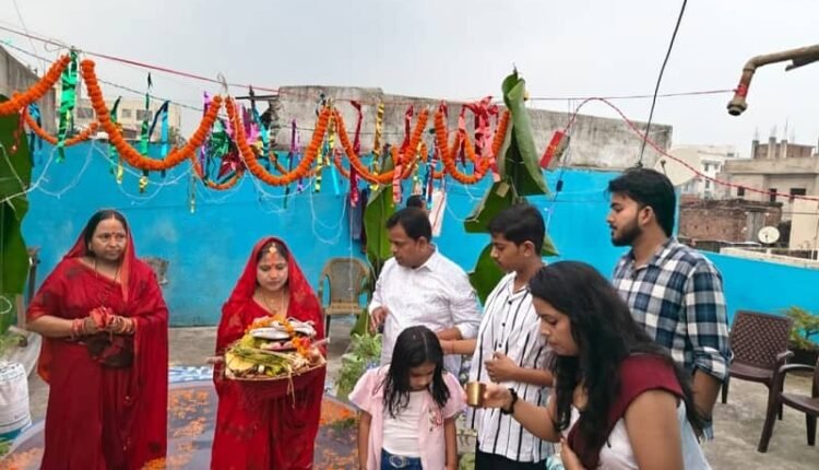 The second offering was made to the rising sun at Mahadevpuri.