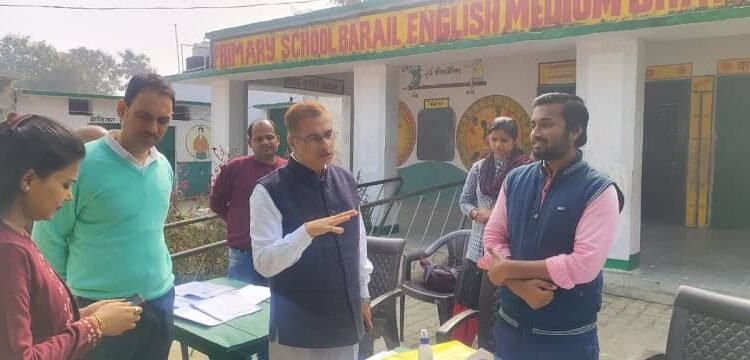 DM conducts surprise inspection of SIR campaign, takes action against absent sanitation worker and secretary