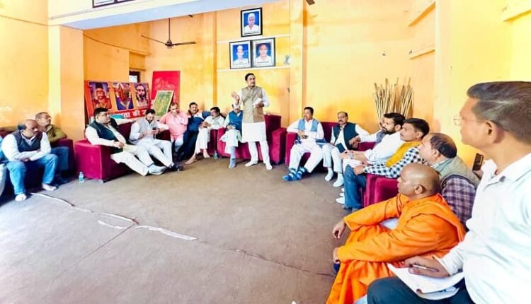 “The SIR process is crucial for a strong democracy” – BJP District President Harish Gangwar
