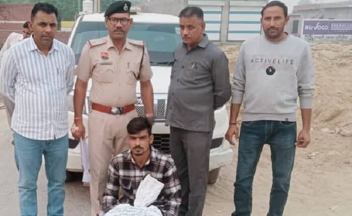 Major action by CIA Ellenabad Police – Youth arrested with 1 kg 770 grams of marijuana