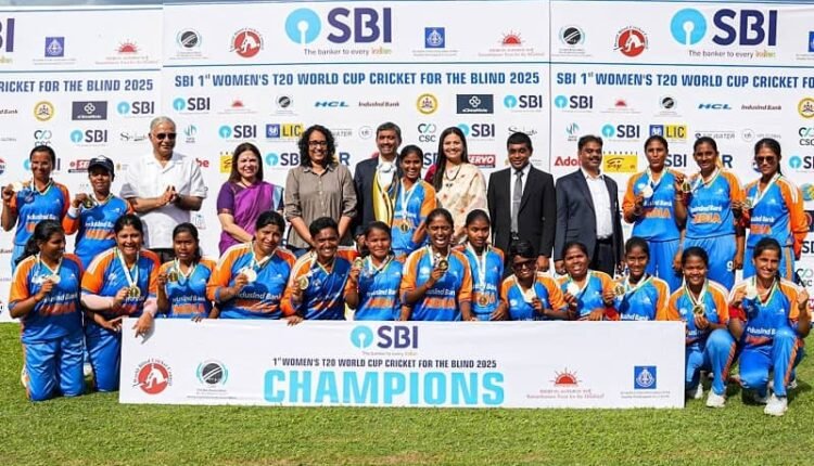 Nita Ambani congratulates the visually impaired women's cricket team