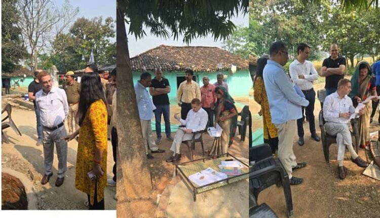 The DM inspected and took stock of development works and polling stations.