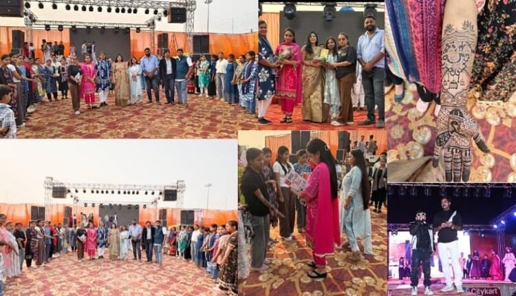 The eighth day of Hardoi Yuva Mahotsav saw a mesmerizing evening with a mehndi competition and kids ramp show.