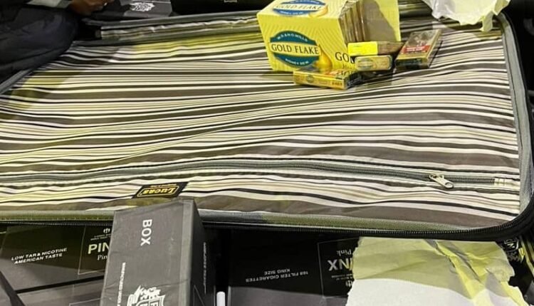 Customs officials at Amritsar airport have seized 67,600 illegal cigarettes in a major operation.