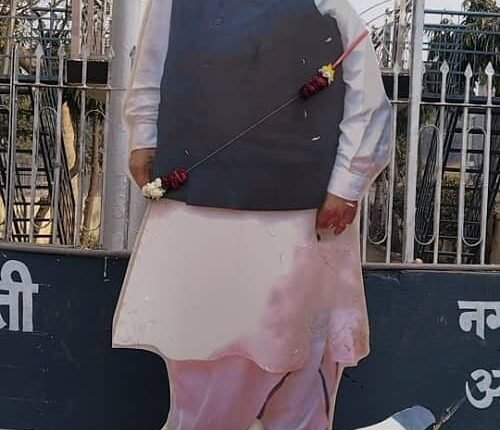 Atal Bihari Vajpayee's statue did not even last two days; it was vandalized by anti-social elements.
