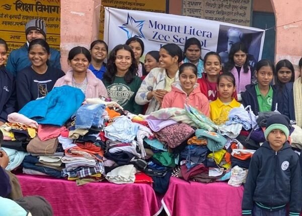 Mount Litera Zee School undertakes humanitarian initiative, distributes winter clothing to those in need.