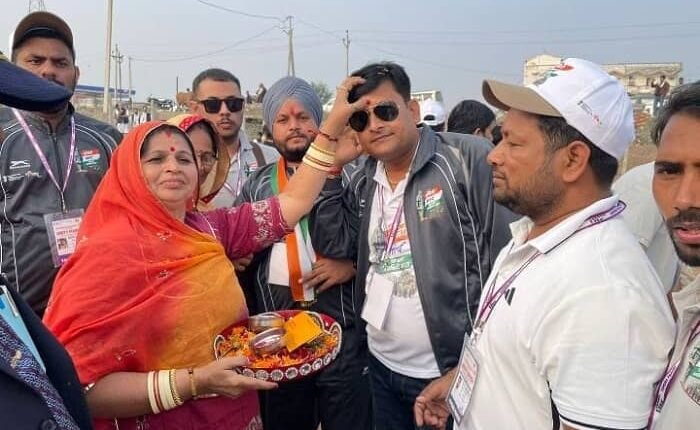 Youth from Ellenabad reached Vadodara to participate in 'Sardar@150 Unity March' dedicated to the Iron Man