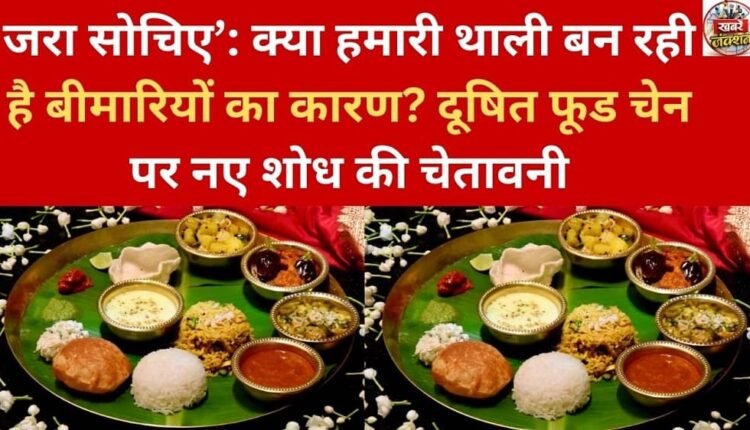 Just think: Is our plate becoming a source of disease? New research warns of contaminated food chains.