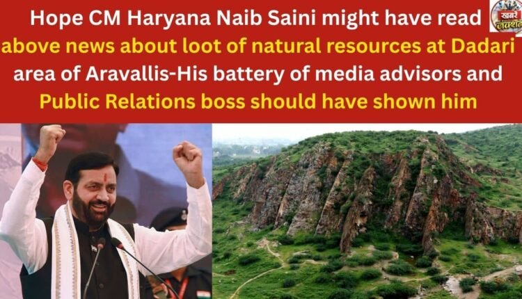 High Court Pulls Up Haryana Over Loot of Natural Resources in the Aravallis