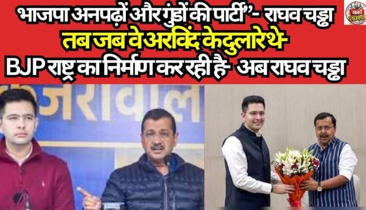 Politics ,Raghav Chadha, BJP and AAP.