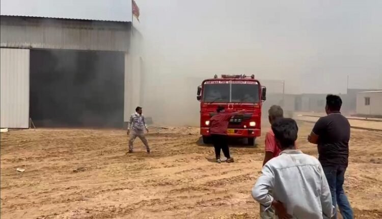 Factory suffers losses of ₹2 crore due to fire caused by a short circuit.