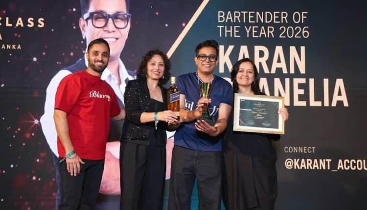 Indore Brings Laurels Once Again: Karan Dhanelia Named 'Bartender of the Year 2026'