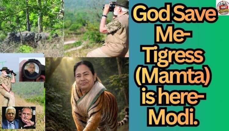 God Save Me- Tigress (Mamta) is here-Modi.- West Bengal assembly election