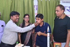Ujjwal Raj, the sole selectee from Patna, participated in ISRO's Young Scientist Programme.