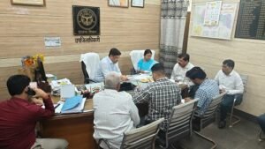 Major Meeting on Development Works in Modinagar; Directives Issued for Strict Action Against Illegal Colonies
