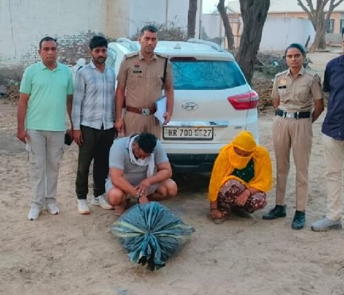 20 kg 550 g of poppy husk recovered; woman and man traveling in a Creta apprehended.