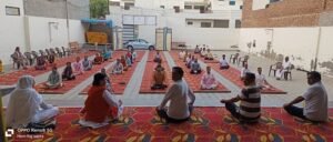 Launch of Five-Day Free Yoga Camp in Preparation for the International Yoga Festival