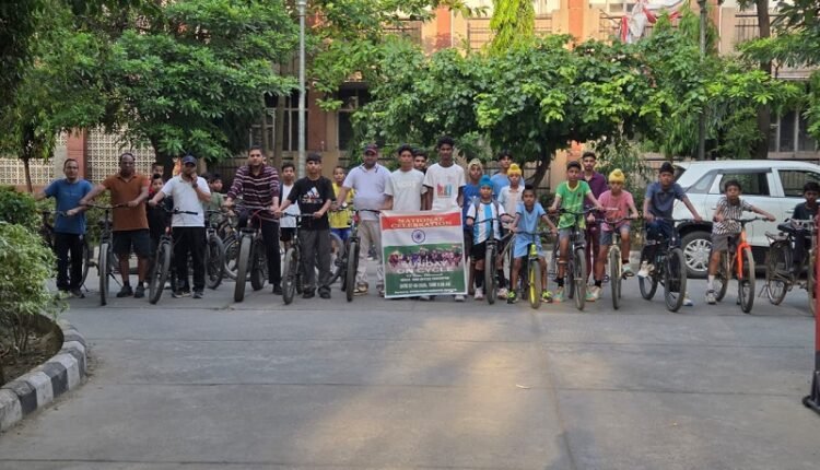 "Cycle rally organized in Ferozepur Division under Fit India."