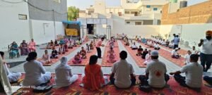 Seven-Day Free Yoga Camp Concludes Successfully at D.A.V. Sanitary Public School