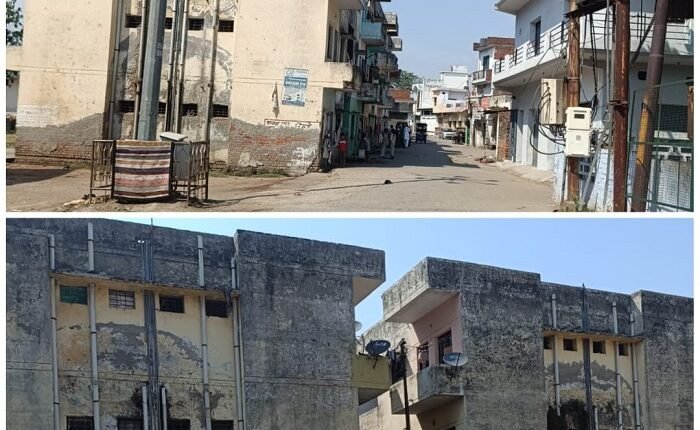 The issue of illegal occupation of DUDA government housing in Rampur has heated up; the quarters have not been vacated despite a warning from the District Magistrate.
